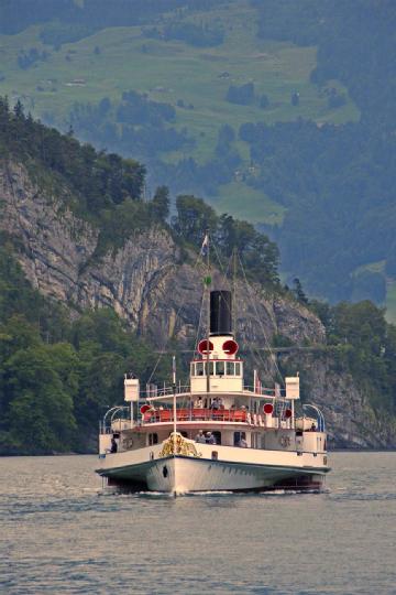 Switzerland: Raddampfer «Uri» in 6005 Luzern