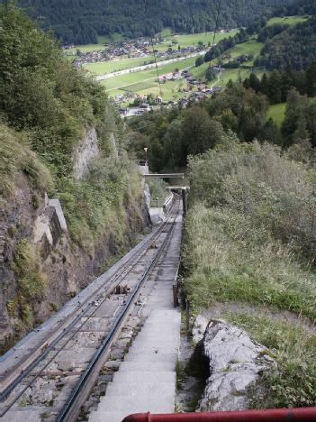 Switzerland: Reichenbachfall-Bahn in 3860 Schattenhalb-Willingen