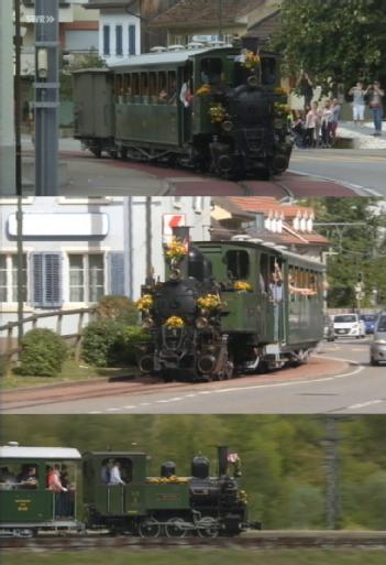 Switzerland: Remise mit Dampflok der Waldenburgerbahn in 4416 Bubendorf