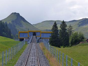 Switzerland: Standseilbahn Schwyz–Stoos in 6430 Schwyz