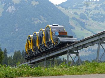 Switzerland: Standseilbahn Schwyz–Stoos in 6430 Schwyz