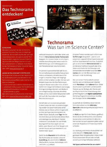 Switzerland: Swiss Science Center Technorama in 8404 Winterthur