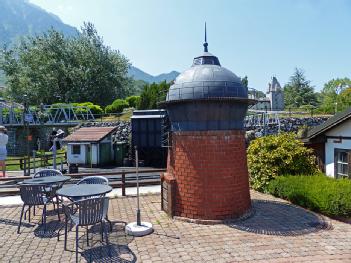 Switzerland: Swiss Vapeur Parc in 1897 Le Bouveret