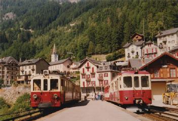 Switzerland: Train Nostalgique du Trient (TNT) in 1920 Martigny