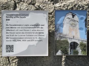 Switzerland: Zeitturm-Zytturm Luzern (Clock Tower Lucene) in 6004 Luzern