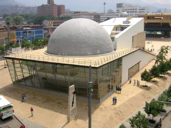 Colombia: Planetario Municipal Jesús Emilio Ramírez González in Medellín-Colombia