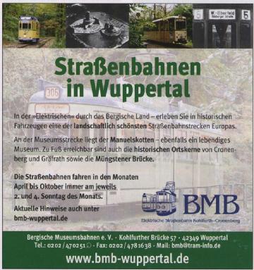 Germany: Bergisches Straßenbahnmuseum - Bergische Museumsbahnen in 42349 Wuppertal-Kohlfurth