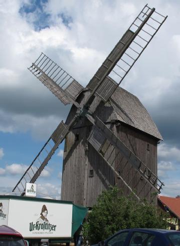 Germania: Bockwindmühle 'Fiehn' Authausen in 04849 Authausen