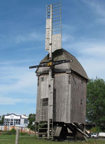 Germany: Bockwindmühle 'Döbler' Löbnitz in 04509 Löbnitz