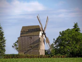 Germany: Bockwindmühle Schmannewitz in 04774 Dahlen OT Schmannewitz