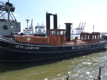 Deutschland / Germany: Dampfbarkasse OTTO LAUFFER in 22763 Hamburg