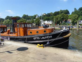 Deutschland / Germany: Dampfbarkasse OTTO LAUFFER in 22763 Hamburg