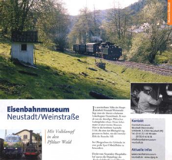 Germany: DGEG Eisenbahnmuseum Neustadt an der Weinstraße in 67434 Neustadt an der Weinstraße