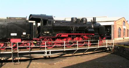 Germany: Eisenbahnmuseum Arnstadt in 99310 Arnstadt