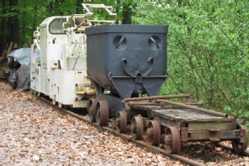 Germany: ERZBAHN - historische Bergwerksbahn in Schönborn-Dreiwerden in 09661 Rossau OT Schönborn-Dreiwerden