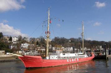 Germany: Feuerschiff Elbe 3 im Museumshafen Övelgönne in 22763 Hamburg