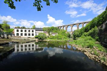 Alemania: Göhrener Viadukt en 09306 Wechselburg