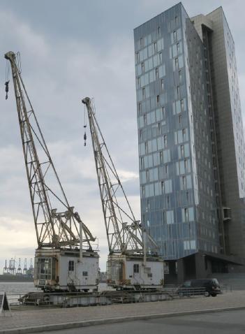 Germany: Hafenkran am Holzhafen Altona in 22767 Hamburg