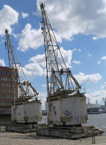 Allemagne: Hafenkran am Holzhafen Altona à 22767 Hamburg