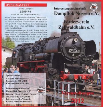 Germany: IG Dampflok im Bahnbetriebswerk Nossen in 01683 Nossen