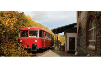 Germany: Kulturdenkmal 'Historischer Bahnhof Üxheim-Ahütte' in 54579 Üxheim-Ahütte