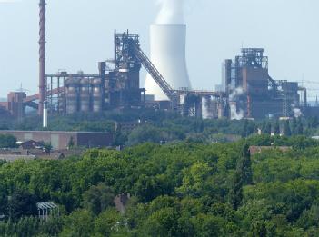 Germany: Landschaftspark Duisburg-Nord mit ehemaligem Hochofenwerk Duisburg Meidernich in 47137 Duisburg