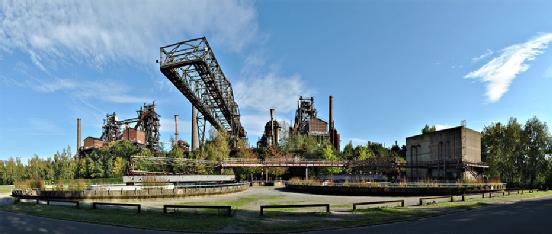 Germany: Landschaftspark Duisburg-Nord mit ehemaligem Hochofenwerk Duisburg Meidernich in 47137 Duisburg