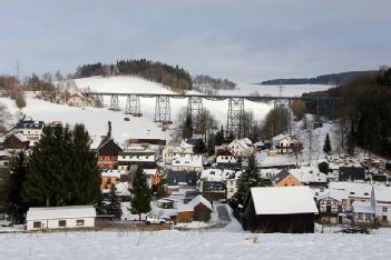 Germany: Markersbacher Viadukt in 08352 Raschau-Markersbach