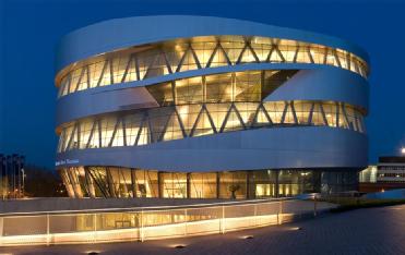 Germany: Mercedes-Benz Museum in 70372 Stuttgart