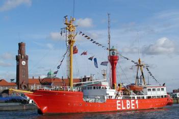 Germany: Museums-Feuerschiff ELBE 1 'Bürgermeister O´Swald II' in 27472 Cuxhaven