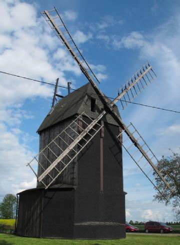 Germany: Paltrockwindmühle 'Wernicke' Kyhna in 04509 Wiedemar OT Kyhna