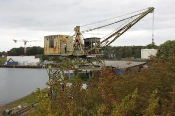 Germany: Portalkran im Petroleumhafen in 44147 Dortmund