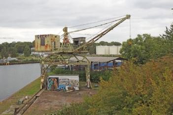 Germany: Portalkran im Petroleumhafen in 44147 Dortmund