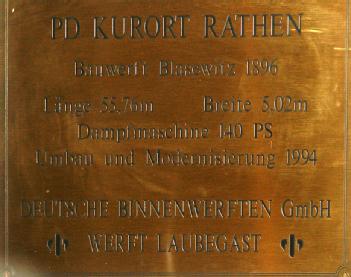 Alemania: Sächsische Dampfschiffahrt - Raddampfer Kurort Rathen en 01067 Dresden