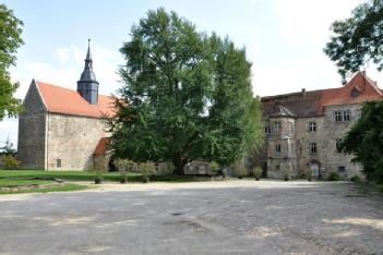 Germany: Schloss Goseck mit Infopoint zum Sonnenobservatorium in 06667 Goseck