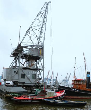 Allemagne: Schwimmkran Karl Friedrich Steen à 22763 Hamburg