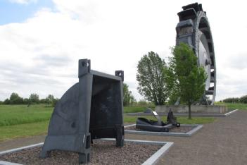 Germany: Technisches Denkmal Schaufelrad in 04435 Schkeuditz OT Gerbisdorf