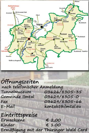 Germany: Tunnelmuseum Niederwillingen in 99326 Ilmtal OT Niederwillingen