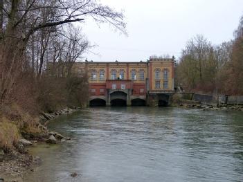Germany: Wasserkraftwerk an der Wolfzahnau in 86153 Augsburg-Oberhausen