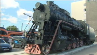 Estonia (Eesti, Tallinn): Auruvedur lähedal Balti jaam - Steam locomotive near the Baltic station in 10133 Tallinn