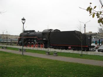 Estonia (Eesti, Tallinn): Auruvedur lähedal Balti jaam - Steam locomotive near the Baltic station in 10133 Tallinn