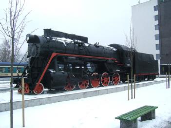 Estonia (Eesti, Tallinn): Auruvedur lähedal Balti jaam - Steam locomotive near the Baltic station in 10133 Tallinn