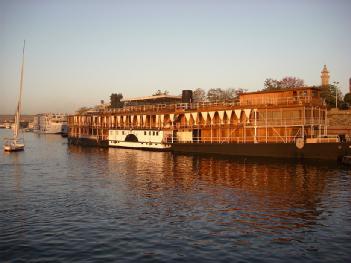 Egypt: Paddle Ship - Steam Ship Sudan = SS Karnak in Luxor