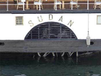 Egypt: Paddle Ship - Steam Ship Sudan = SS Karnak in Luxor