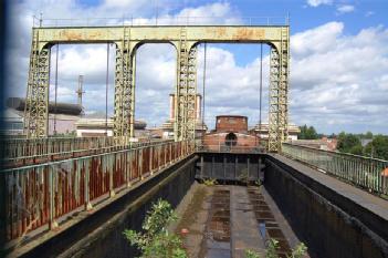 France: Ascenseur à bateaux des Fontinettes in 62510 Arques