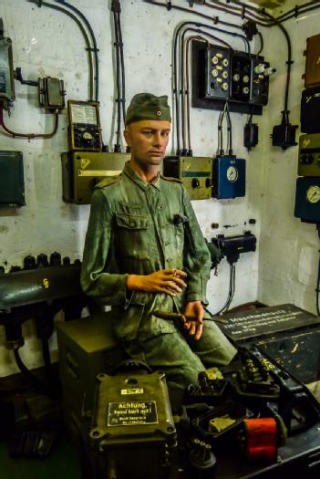 France: LE GRAND BUNKER Musée du Mur de l'Atlantique in 14150 Ouistreham