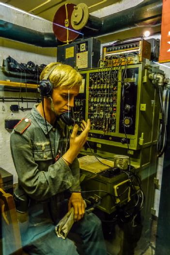 France: LE GRAND BUNKER Musée du Mur de l'Atlantique in 14150 Ouistreham