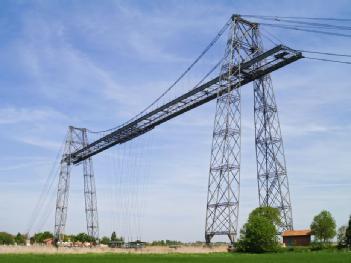 Francia: Pont Transbordeur de Rochefort - Rochefort-Martrou Transporter Bridge en 17300 Échillais