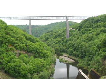 France: Viaduc des Fades in 63390 Sauret-Besserve
