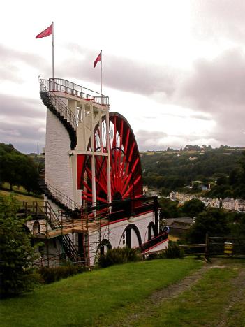 Great Britain (UK): Great Laxey Wheel - „Lady Isabella“ in IM4 7NL Laxey